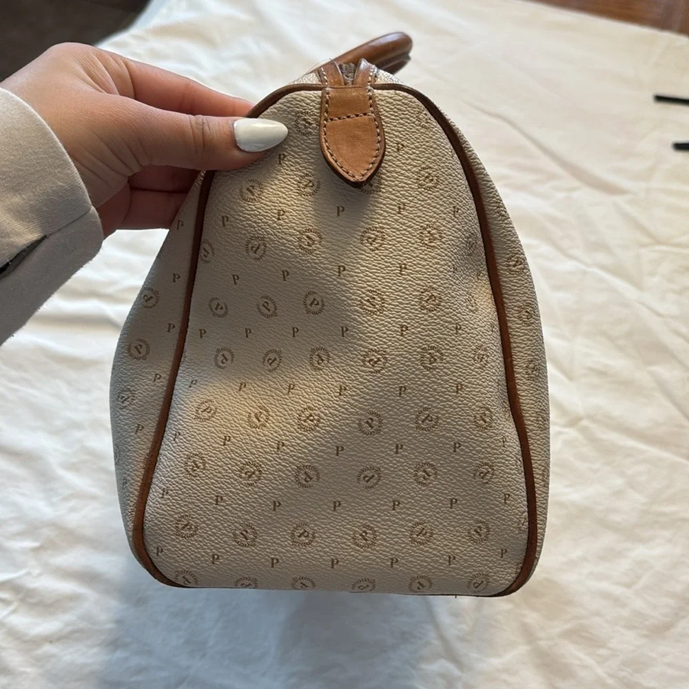 Pollini Handbag in Cream and Tan - Picture 4 of 11